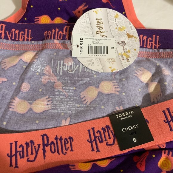 Torrid Cheeky Panties Underwear Harry Potter Luna Lovegood Plus Size 5 28 - Picture 4 of 4
